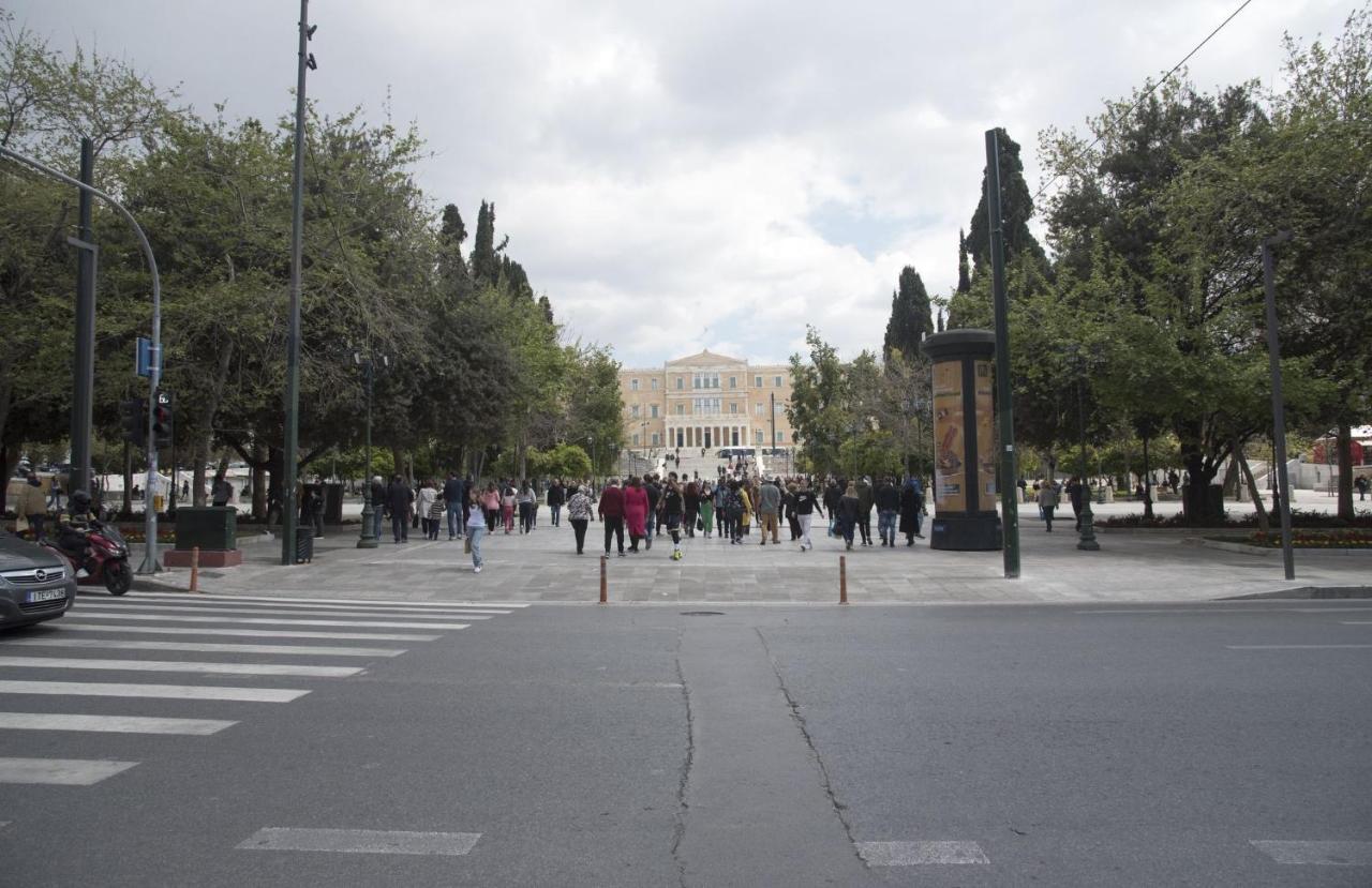 Syntagma View Apartment Aten Exteriör bild
